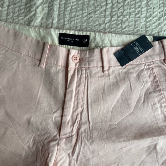 Abercrombie & Fitch Stretch Soft Pink Shorts - Picture 2 of 5